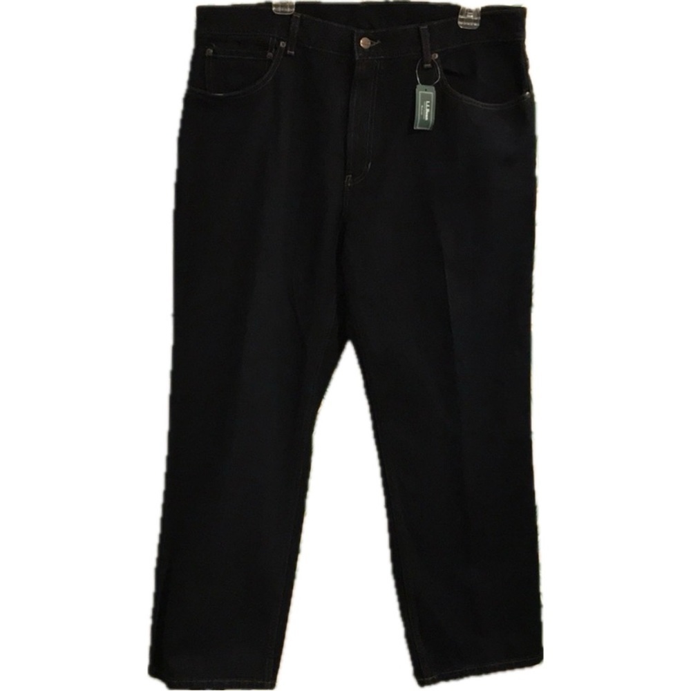 NWT L.L. Bean Men’s Dark Indigo Jeans 38 W X 30 L